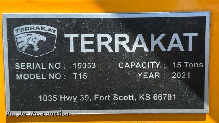 image for item EQ4778 2021 Terrakat T15 manure spreader