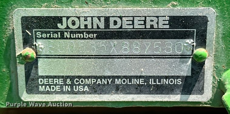 image for item EQ4781 1991 John Deere 535 round baler