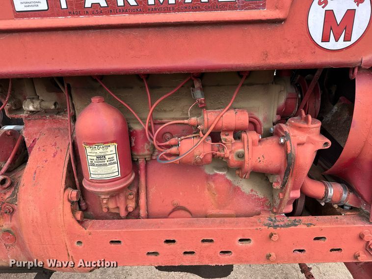 image for item EQ4796 1952 International Harvester McCormick Farmall Super M tractor