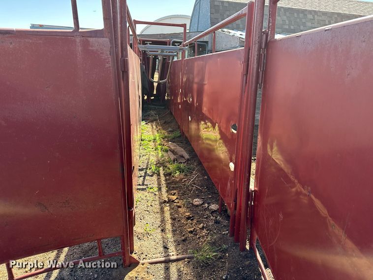 image for item IP9566 Livestock corral with palpation chute