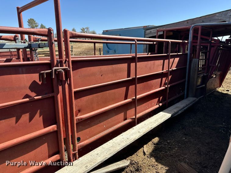 image for item IP9566 Livestock corral with palpation chute