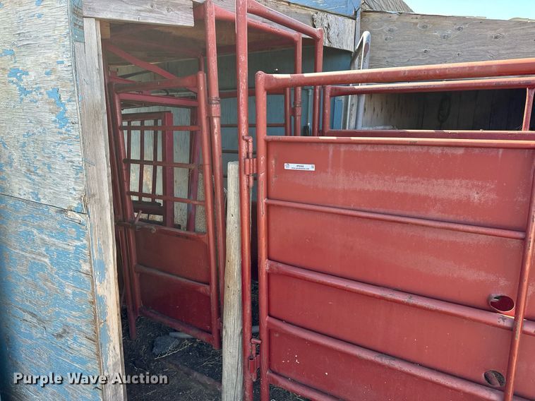 image for item IP9566 Livestock corral with palpation chute