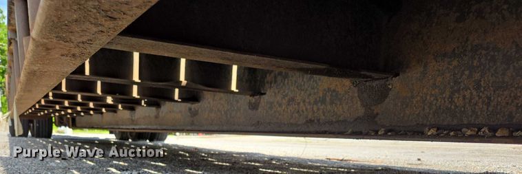 image for item DP6375 1993 Witzco Trailers Inc. RG-35 lowboy equipment trailer