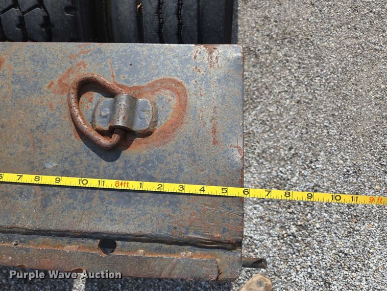 image for item DP6375 1993 Witzco Trailers Inc. RG-35 lowboy equipment trailer