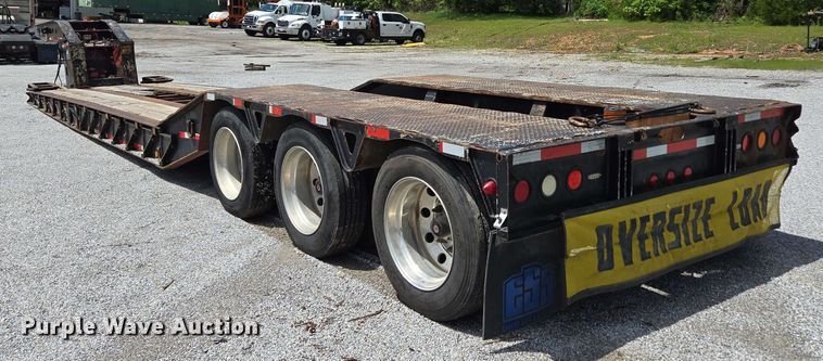 image for item DP6376 2002 Trail King TK110HDG lowboy equipment trailer