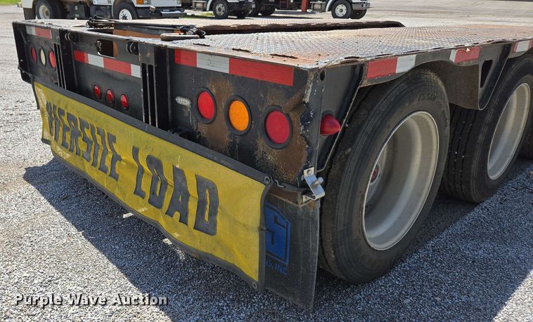 image for item DP6376 2002 Trail King TK110HDG lowboy equipment trailer