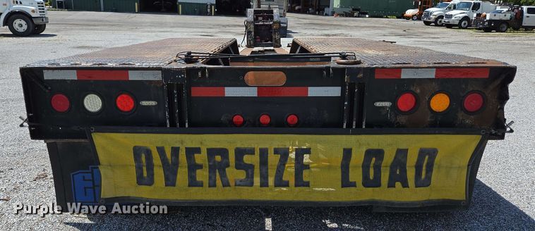 image for item DP6376 2002 Trail King TK110HDG lowboy equipment trailer
