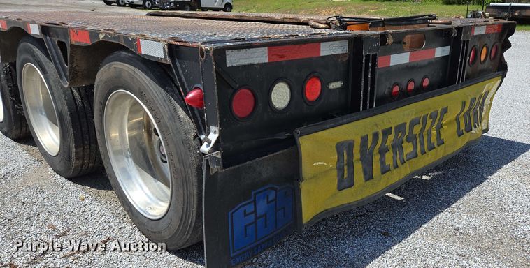 image for item DP6376 2002 Trail King TK110HDG lowboy equipment trailer