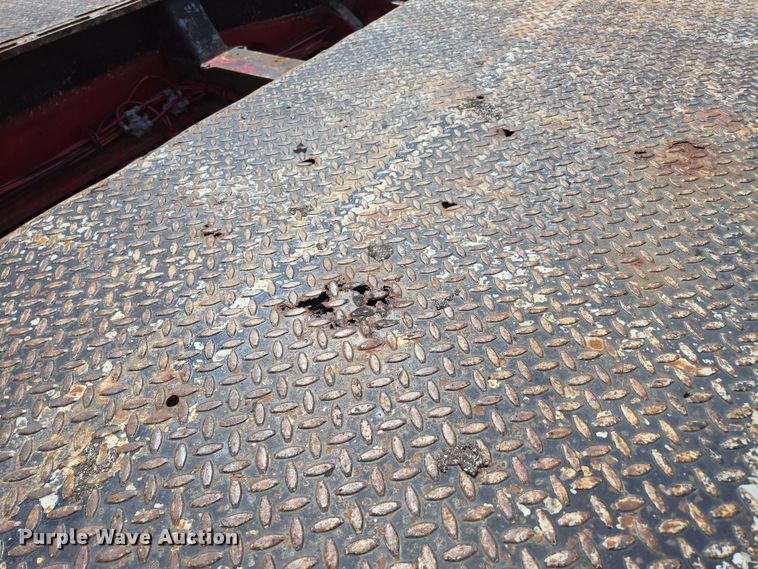 image for item DP6376 2002 Trail King TK110HDG lowboy equipment trailer