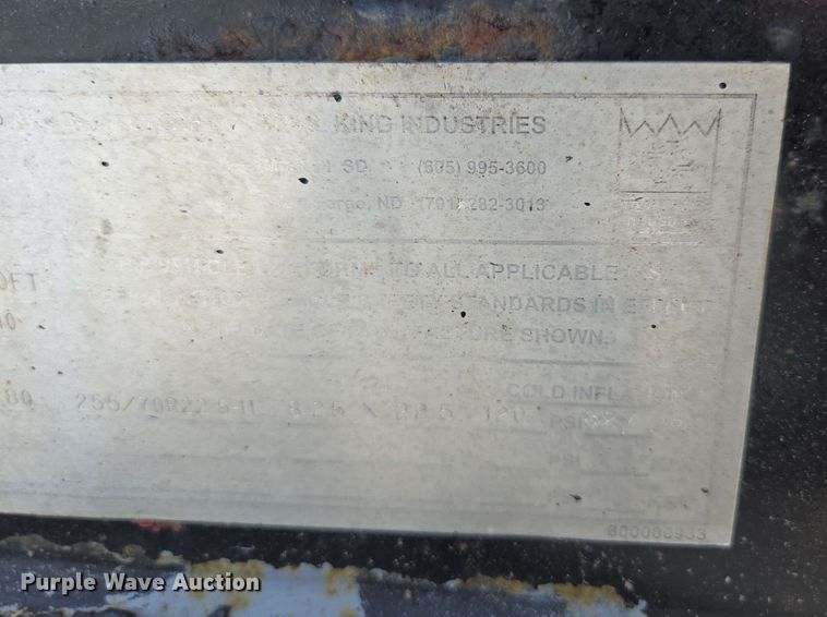 image for item DP6376 2002 Trail King TK110HDG lowboy equipment trailer