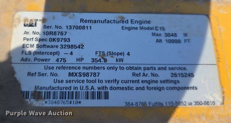 image for item DT6839 2007 Peterbilt 379 semi truck