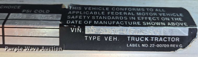 image for item DT6841 1985 Peterbilt 359 semi truck