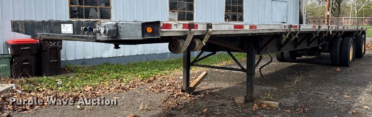 image for item DU3465 1996 Wabash Nation flatbed trailer