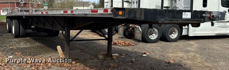 image for item DU3465 1996 Wabash Nation flatbed trailer