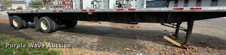 image for item DU3465 1996 Wabash Nation flatbed trailer