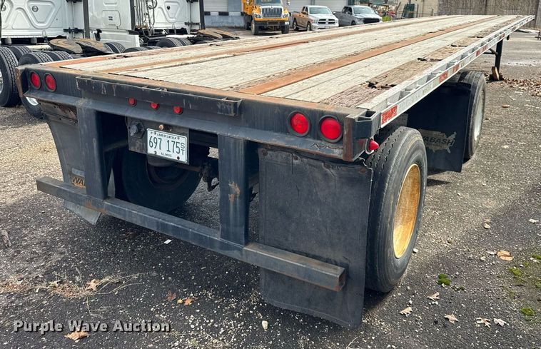 image for item DU3465 1996 Wabash Nation flatbed trailer