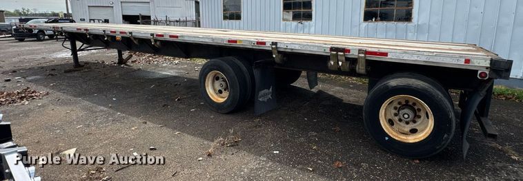 image for item DU3465 1996 Wabash Nation flatbed trailer