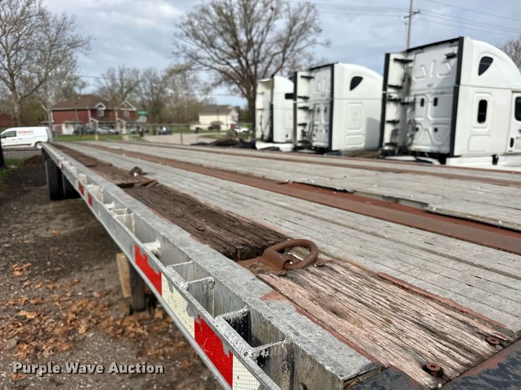 image for item DU3465 1996 Wabash Nation flatbed trailer