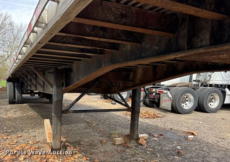 image for item DU3465 1996 Wabash Nation flatbed trailer