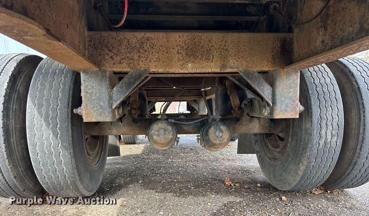 image for item DU3465 1996 Wabash Nation flatbed trailer