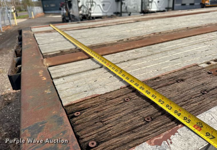 image for item DU3465 1996 Wabash Nation flatbed trailer