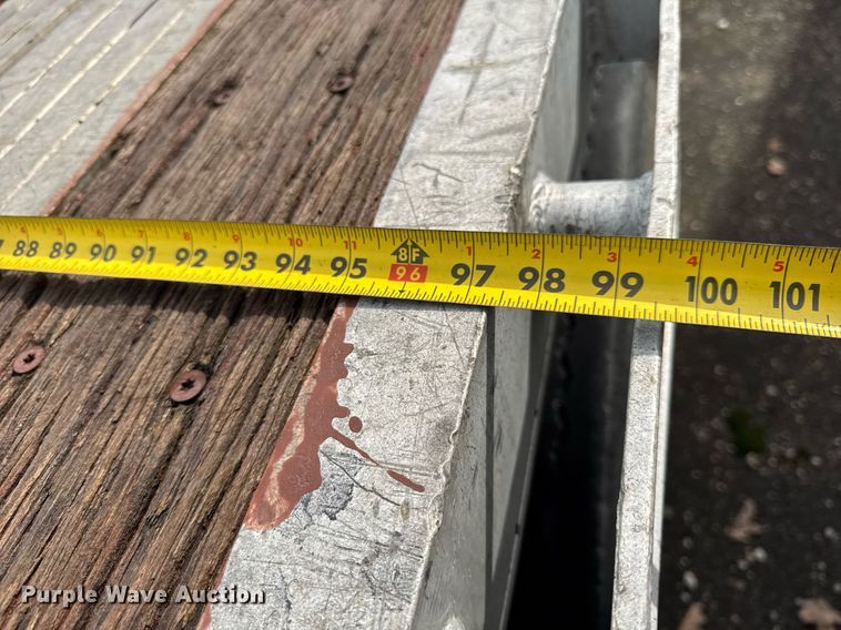 image for item DU3465 1996 Wabash Nation flatbed trailer