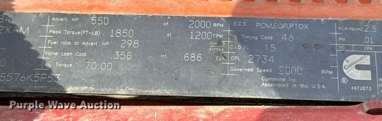 image for item DV1822 2008 Kenworth T800B semi truck