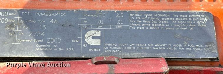 image for item DV1822 2008 Kenworth T800B semi truck