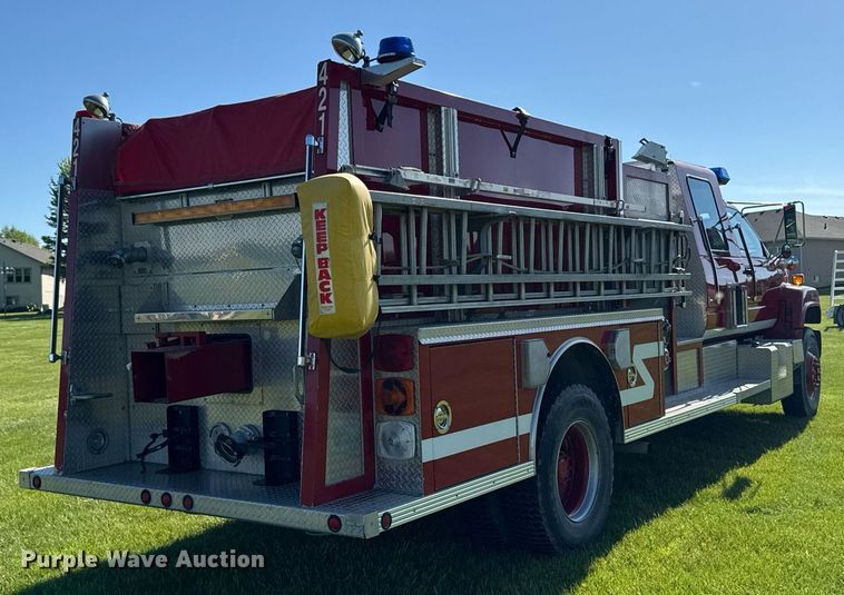image for item DV2625 1996 GMC TopKick C5500 pumper fire truck