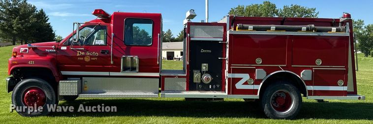 image for item DV2625 1996 GMC TopKick C5500 pumper fire truck
