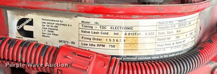 image for item DW1947 2015 Kenworth T370 truck cab and chassis