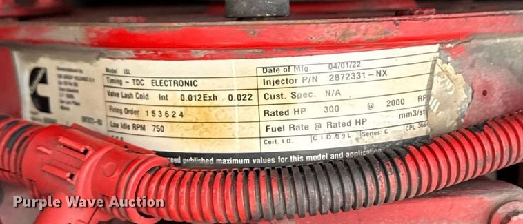 image for item DW1947 2015 Kenworth T370 truck cab and chassis