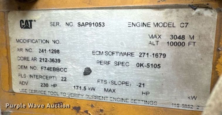 image for item DW1949 2006 Ford F750 Super Duty truck cab and chassis