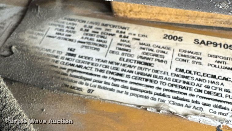 image for item DW1949 2006 Ford F750 Super Duty truck cab and chassis