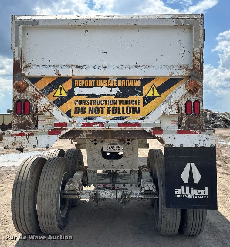 image for item DX8962 2015 Clement Rockstar Plus end dump trailer