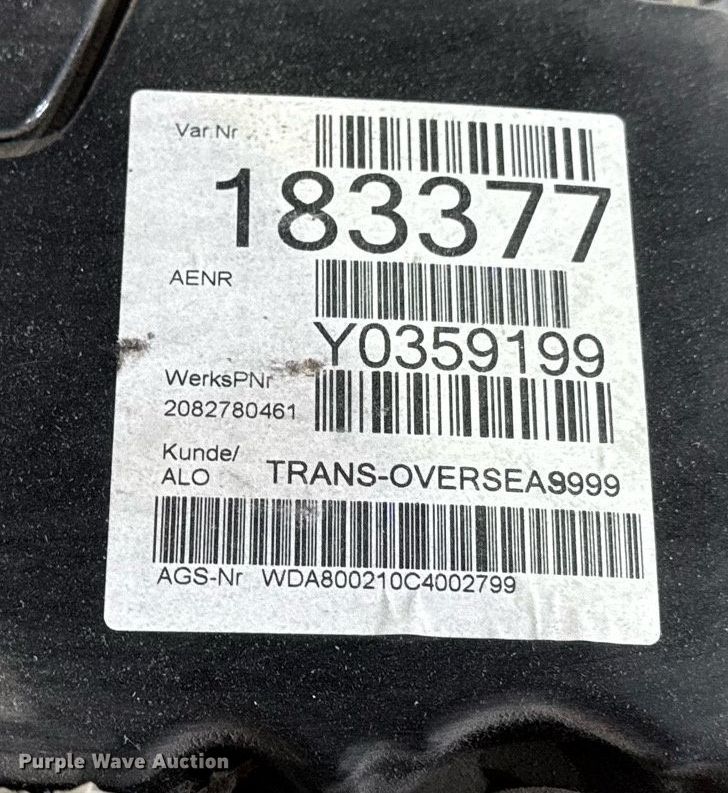 image for item DZ4134 Mercedes Benz  MBE 936LA engine