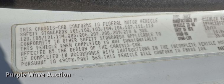 image for item EC4223 2011 Freightliner M2 flatbed truck