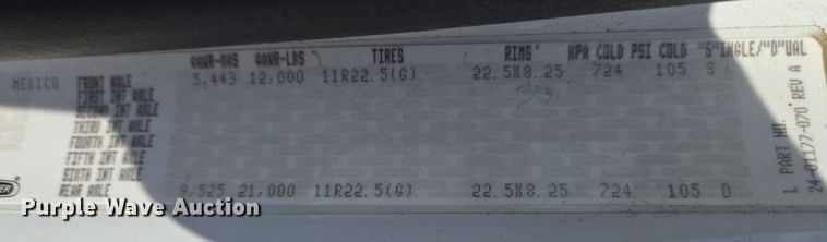 image for item EC4223 2011 Freightliner M2 flatbed truck