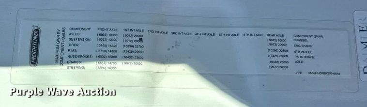 image for item EG6435 2019 Freightliner Cascadia semi truck