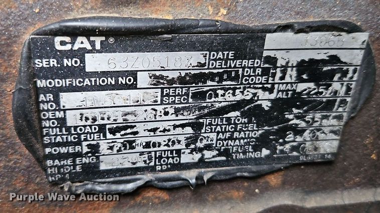 image for item EI8980 1987 Volvo White fuel truck