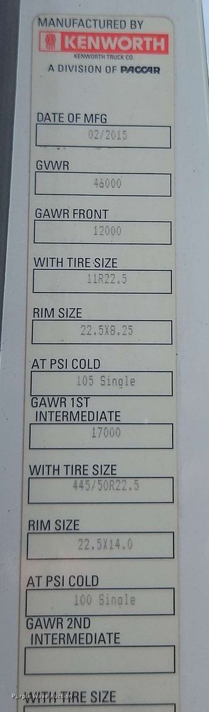 image for item EJ0007 2016 Kenworth T680 semi truck