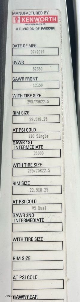 image for item EK8120 2020 Kenworth T680  semi truck