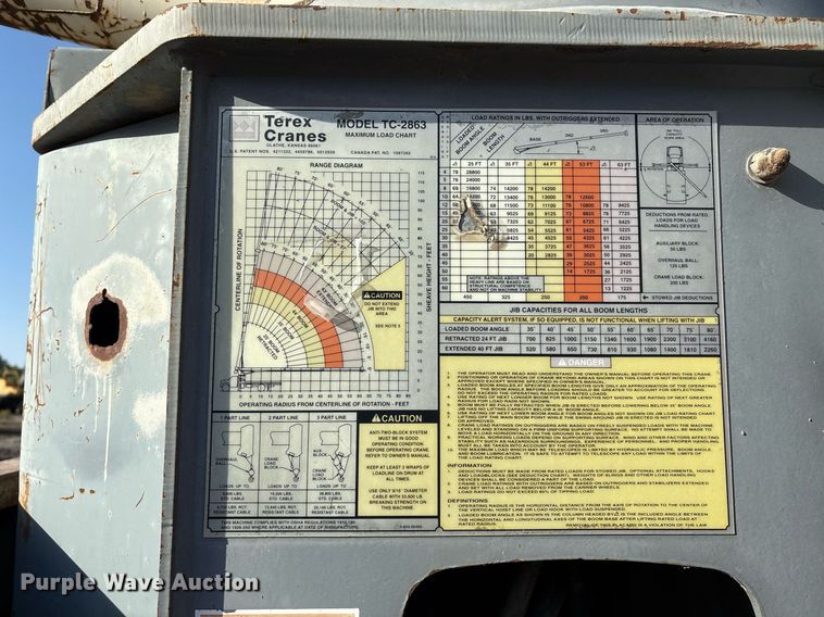 image for item EM2525 2000 International 4700 crane truck