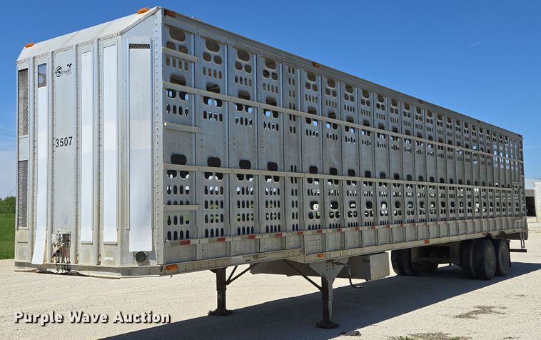 image for item EM7266 2009 Barrett livestock trailer