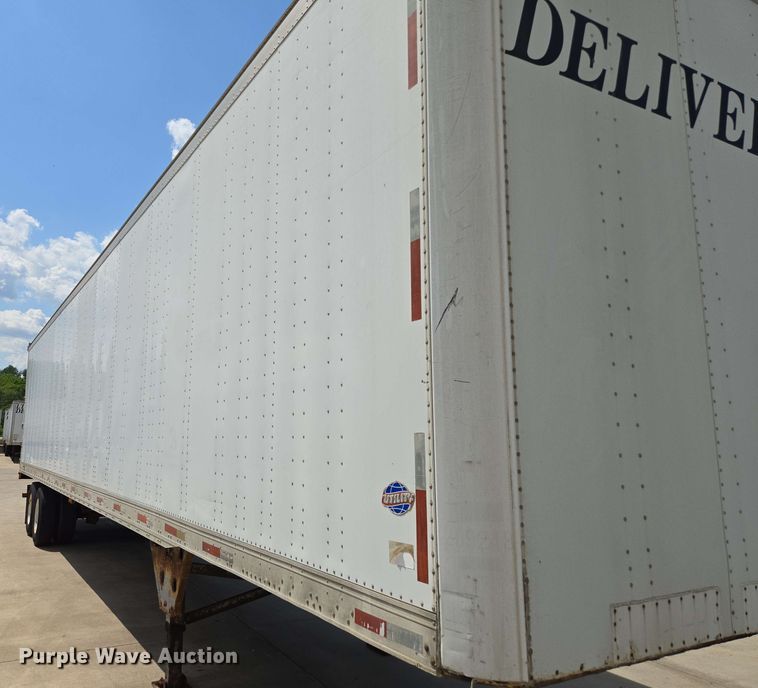 image for item EM7285 1995 Utility Trailer Manufacturer dry van trailer