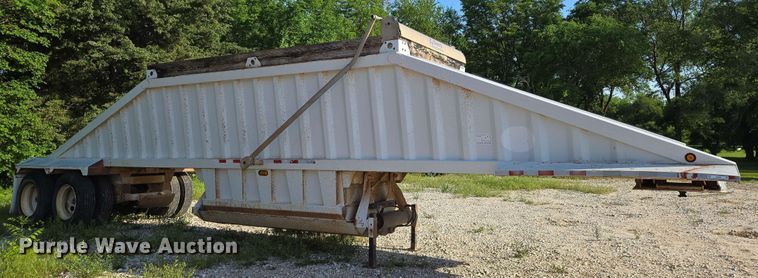 image for item EN8999 2012 Construction Trailer Specialists bottom dump trailer