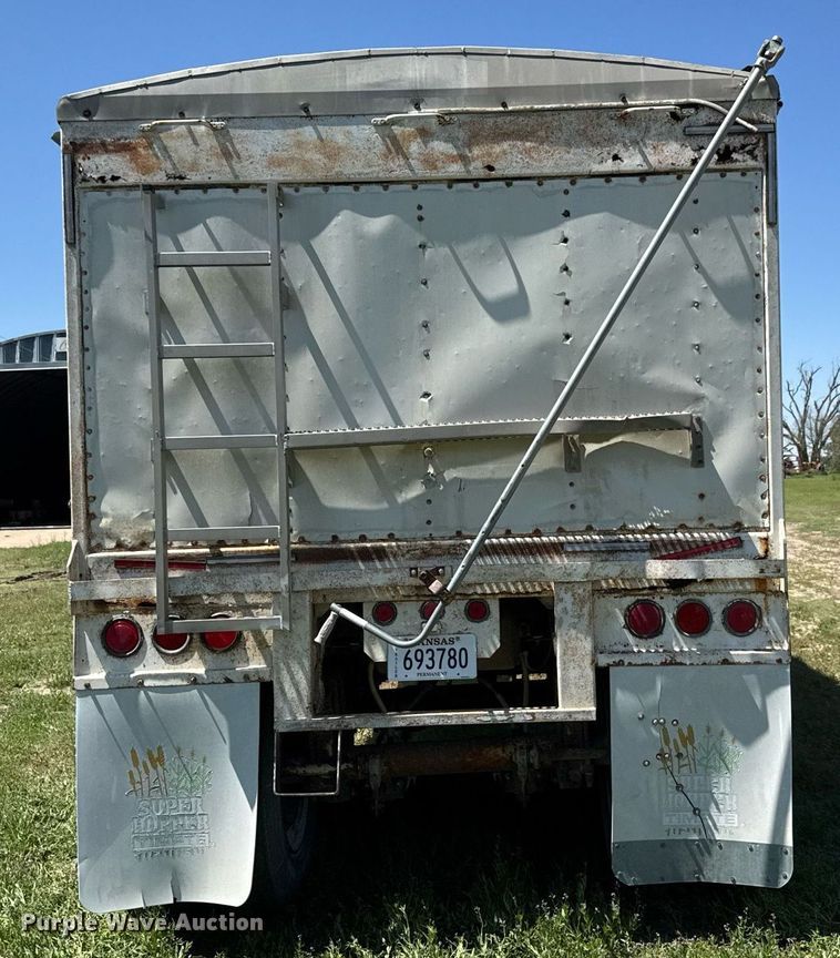 image for item EQ1427 1987 Timpte Super Hopper grain trailer
