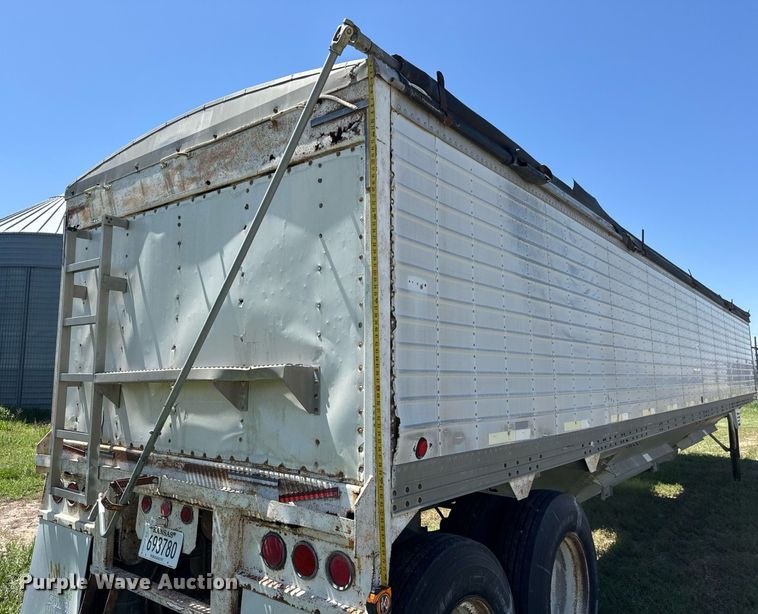 image for item EQ1427 1987 Timpte Super Hopper grain trailer