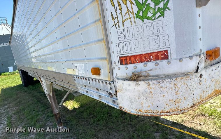 image for item EQ1427 1987 Timpte Super Hopper grain trailer