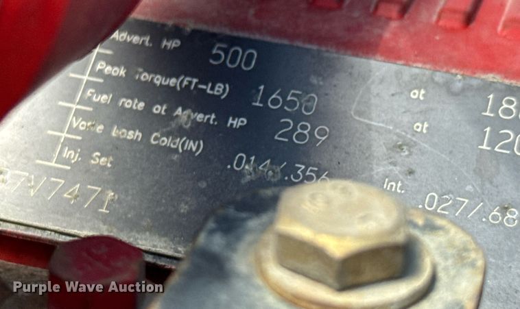 image for item EQ1459 2012 Kenworth T800 semi truck